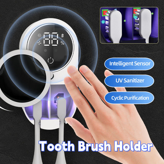 UV Toothbrush Sanitizer & Holder – Smart, Portable, & Hygienic - Trends Zone