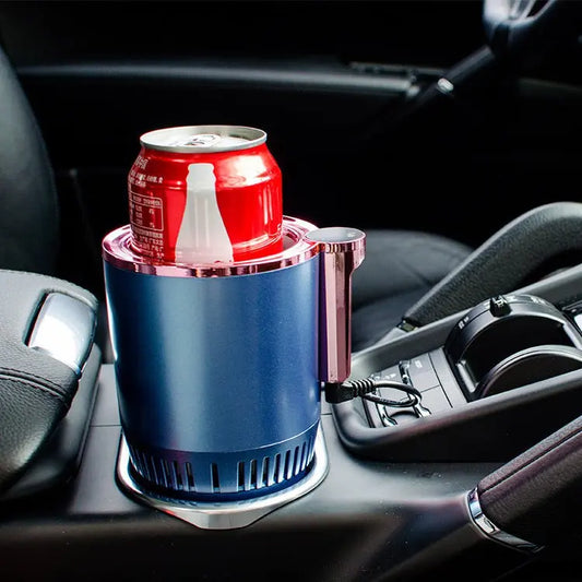 🚗 2 - in - 1 Smart Car Cup Warmer & Cooler | Digital Temperature Control ☕❄️ - Trends Zone