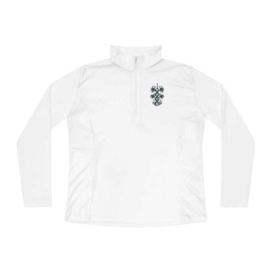 Tropical Ladies Quarter-Zip Pullover | Stylish Sun-Ready Apparel - Trends Zone