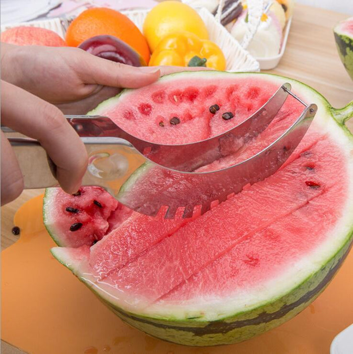 Stainless Steel Cutter For Watermelon Hami Melon Pitaya Pawpaw - Trends Zone