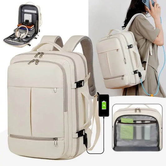 🎒 Large - Capacity Business Travel Backpack 💼 - Trends Zone