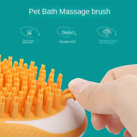 2-in-1 Pet Bath & Massage Brush – Clean & Relax in One Step