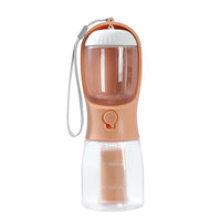3-in-1 Pet Water Bottle – Food, Water & Waste Bag Dispenser