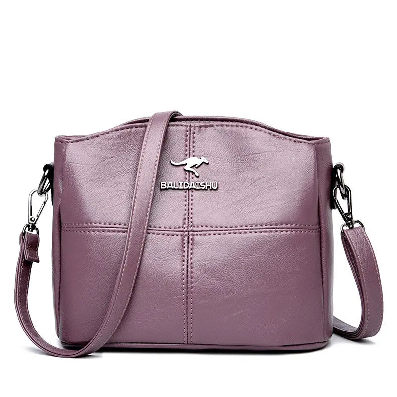 Splicing bag single shoulder crossbody bag - Trends Zone