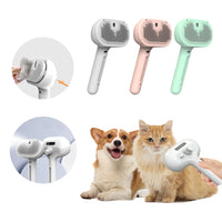 Pet Comb Self Cleaning Pets Hair Remover Brush For Dogs Grooming Tools Dematting Comb Built-in Mist Humidifier Pet Products - Trends Zone
