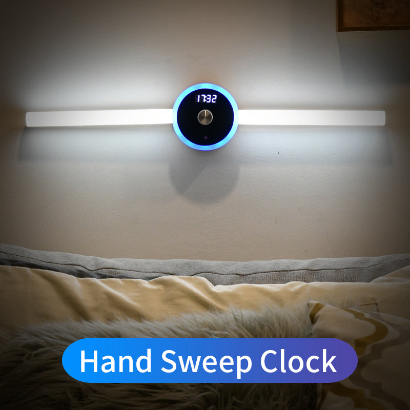 Smart Cabinet Light Clock Timing Sensor Light Removable LED Wardrobe Light Manual Sweep Switch Light - Trends Zone