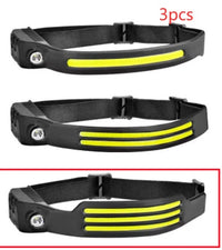 USB Rechargeable LED Headlamp - Waterproof, Ultra-Light, 360° View for Camping & Outdoor Adventures - Trends Zone