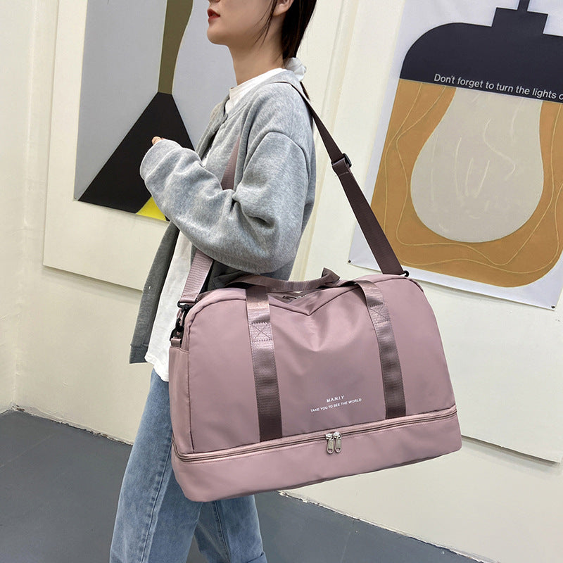 Large Waterproof Travel Tote – Dry/Wet Separation & Lightweight Carry-On Bag