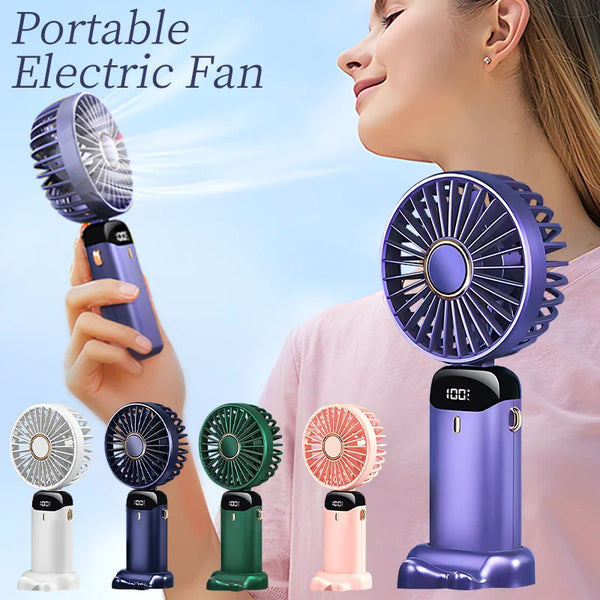 Mini 3-in-1 Personal Fan – Small, Powerful & Portable Cooling On the Go!
