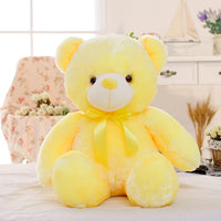 Creative Light Up LED Teddy Bear Stuffed Animals Plush Toy Colorful Glowing Christmas Gift For Kids Pillow - Trends Zone