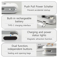 Portable USB Rechargeable Bag Sealer - Trends Zone