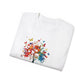 Colorful Tree and Butterfly Ultra Cotton Tee - Nature Inspired Design - Trends Zone