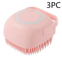 Silicone Dog Bath Massage Gloves Brush Pet Cat Bathroom Cleaning Tool Comb Brush For Dog Can Pour Shampoo Dog Grooming Supplies - Trends Zone