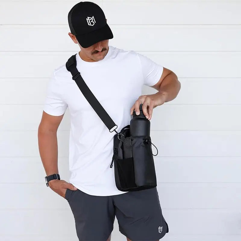 Magnetic Sling Bag – Gym, Travel & Work