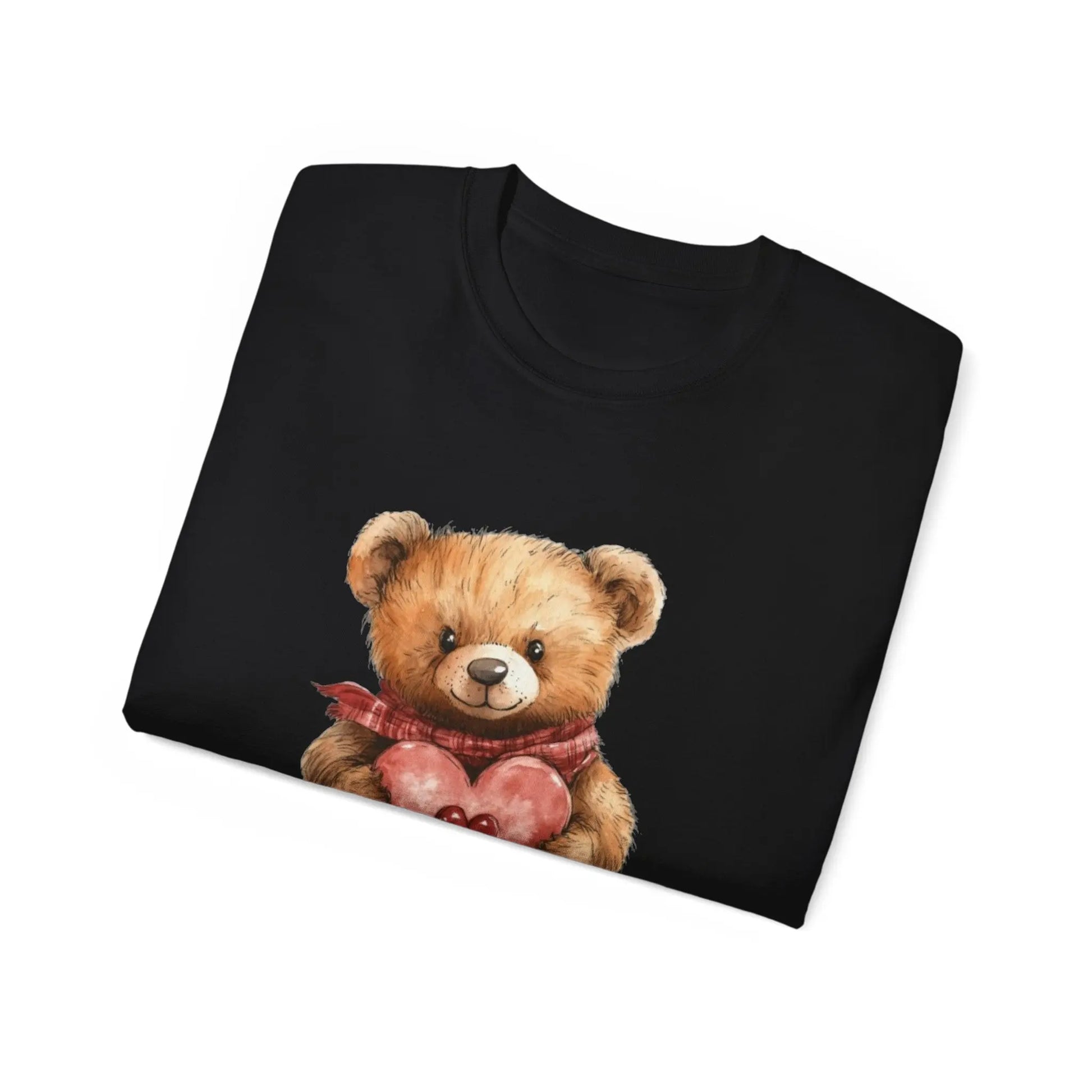 Cute Bear Heart Unisex Ultra Cotton Tee | Perfect for Valentine's Day - Trends Zone