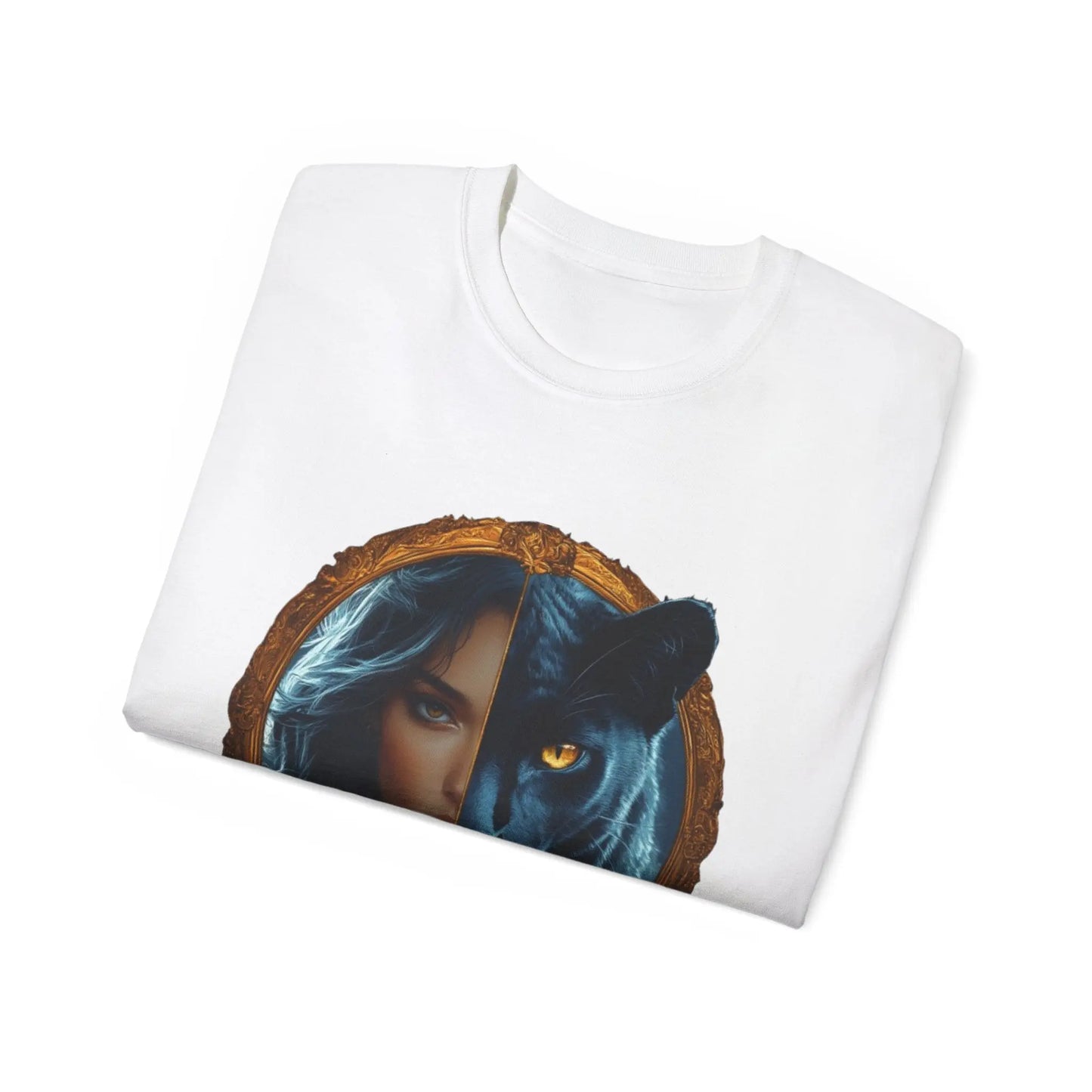 Black Panther & Woman Unisex Ultra Cotton Tee | Perfect for panther Lovers & Everyday Wear - Trends Zone