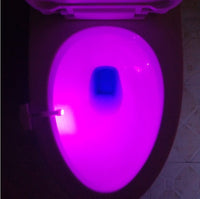 Motion Sensor Toilet Night Light | 8-Color LED, Battery Powered, Fits Any Toilet - Trends Zone
