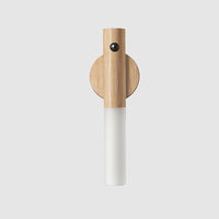 Auto LED USB Magnetic Wood Wireless Night Light Corridors Porch Lights PIR Motion Sensor Wall Light Cabinet Lamp - Trends Zone