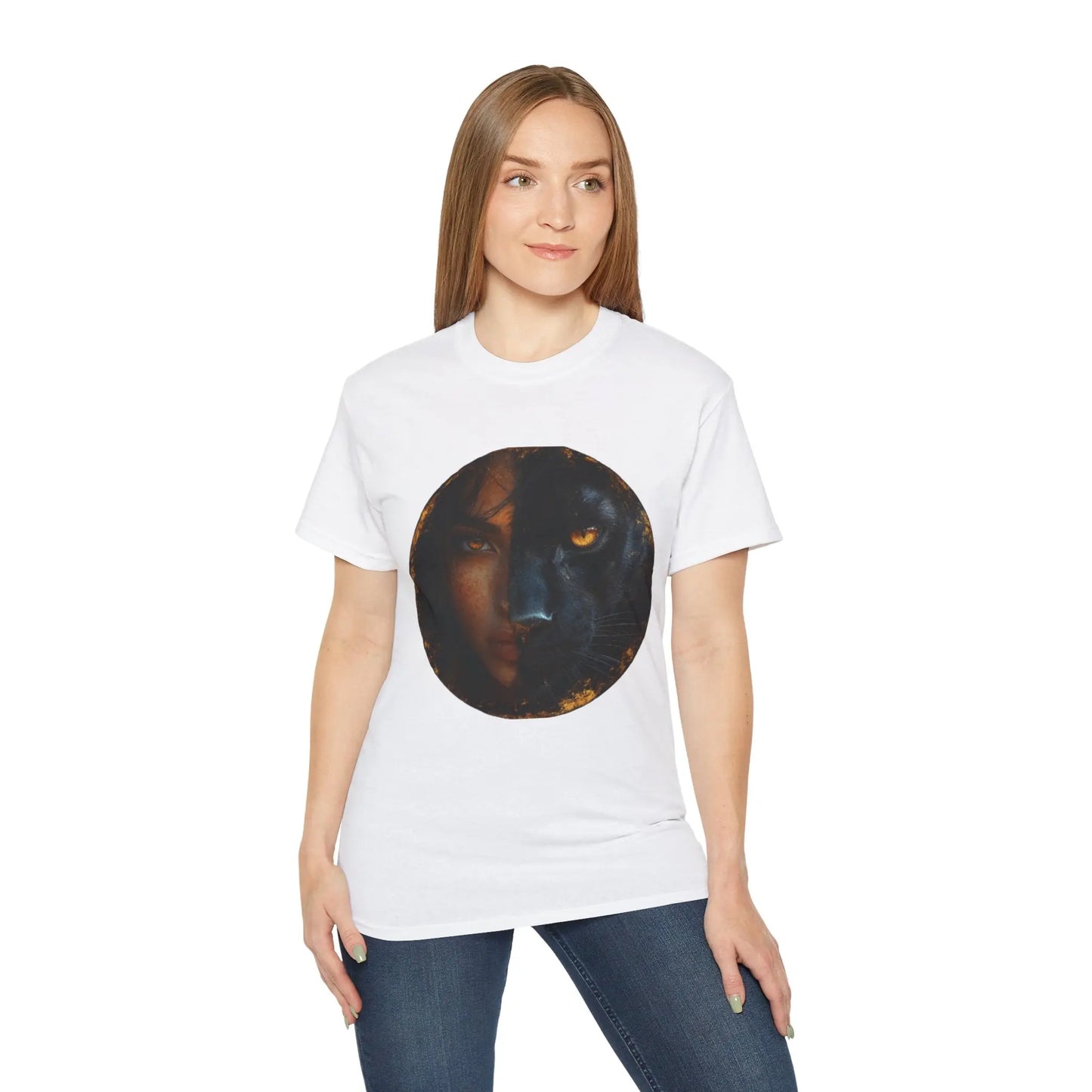 Fearless Spirit Unisex Ultra Cotton Tee - Bold Panther Design - Trends Zone