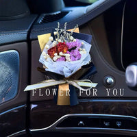 Flower bouquet car vent clip - Bouquet 07
