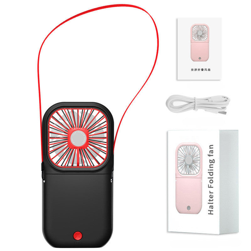 Mini Personal Fan – USB Rechargeable Hands-Free Neck Fan | Small Portable Cooling
