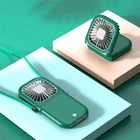 Mini Personal Fan – USB Rechargeable Hands-Free Neck Fan | Small Portable Cooling - Trends Zone