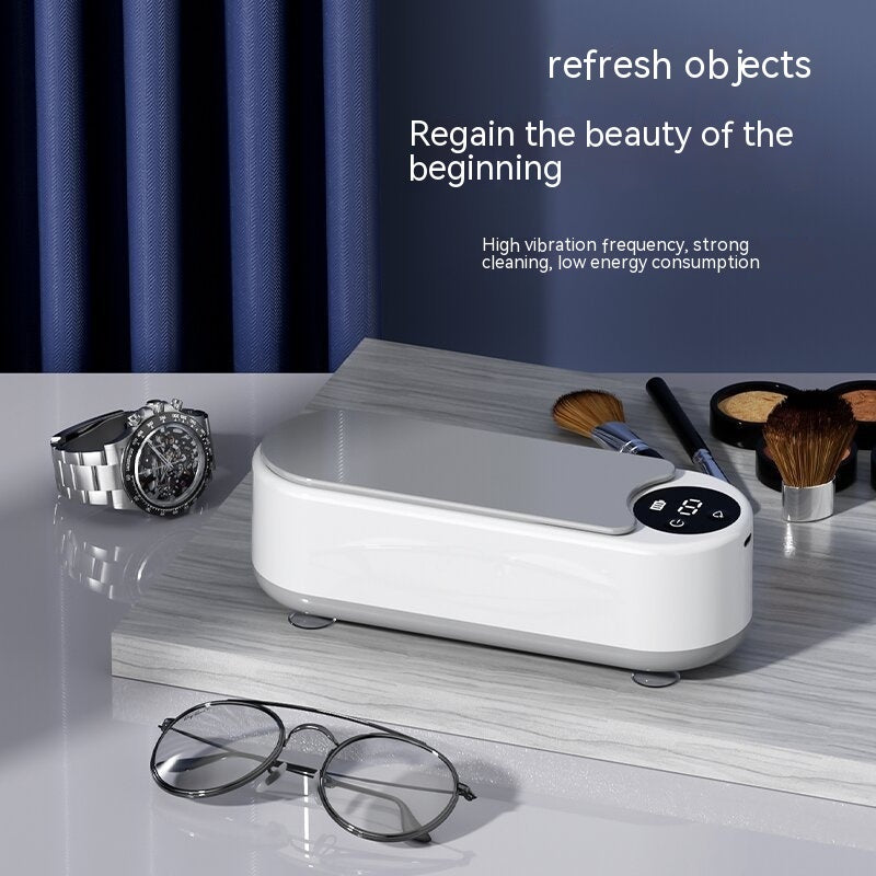 Portable Ultrasonic Glasses Cleaner – USB Rechargeable Smart Cleaning Machine - Trends Zone