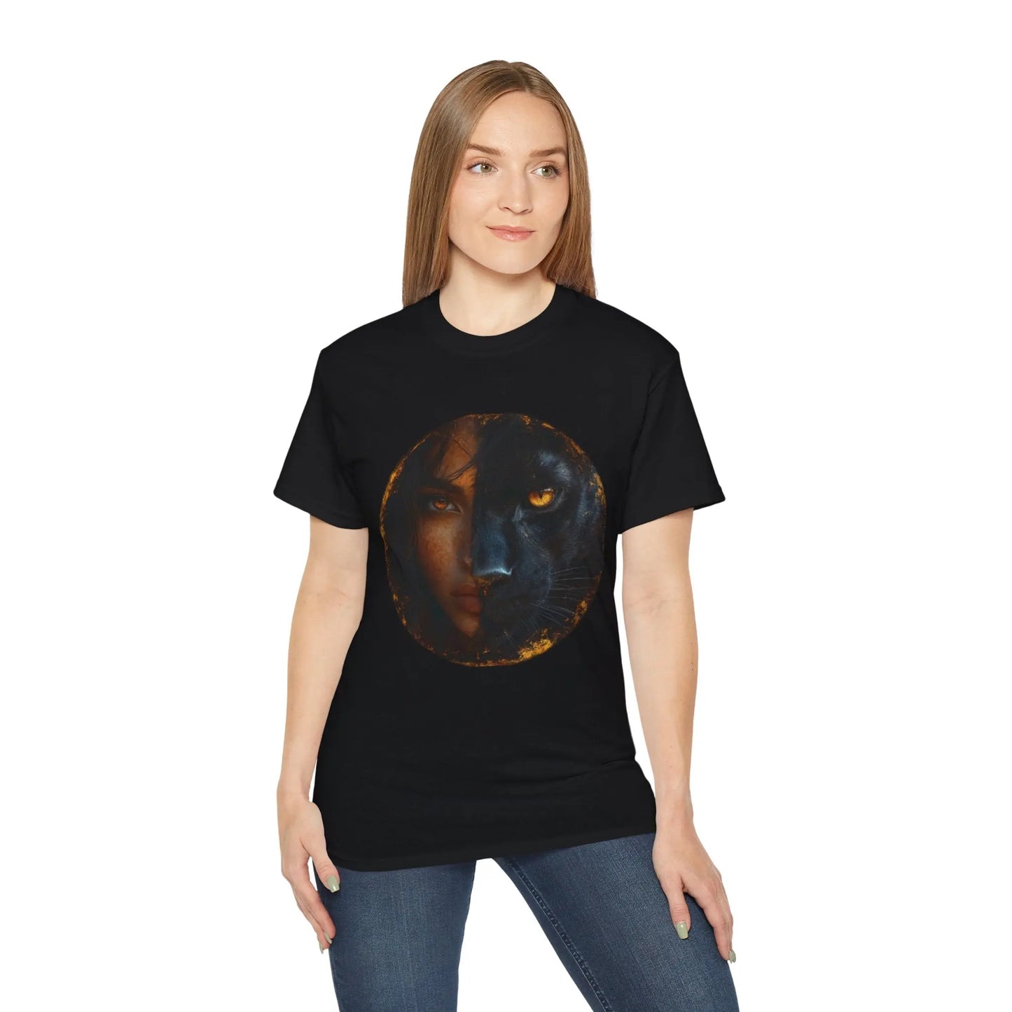 Fearless Spirit Unisex Ultra Cotton Tee - Bold Panther Design - Trends Zone