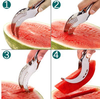 Stainless Steel Cutter For Watermelon Hami Melon Pitaya Pawpaw - Trends Zone