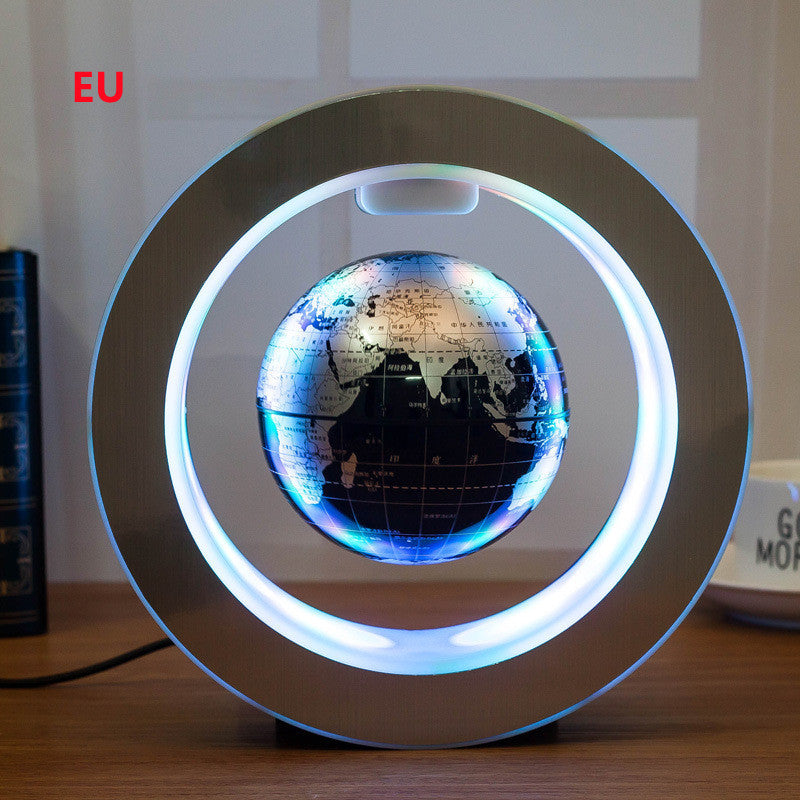 Round LED World Map Floating Globe Magnetic Levitation Light Anti Gravity Magic - Trends Zone