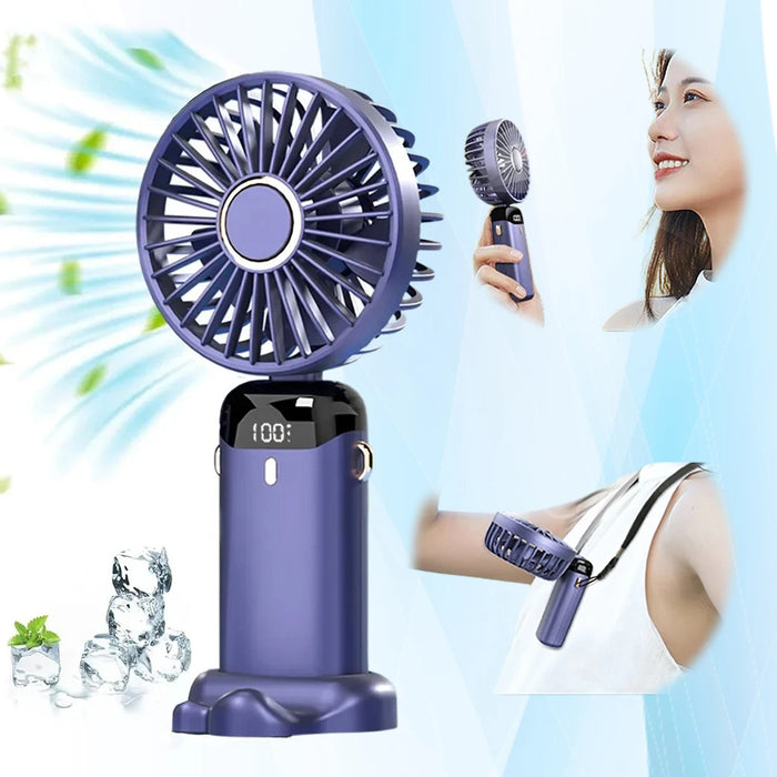 Mini 3-in-1 Personal Fan – Small, Powerful & Portable Cooling On the Go!