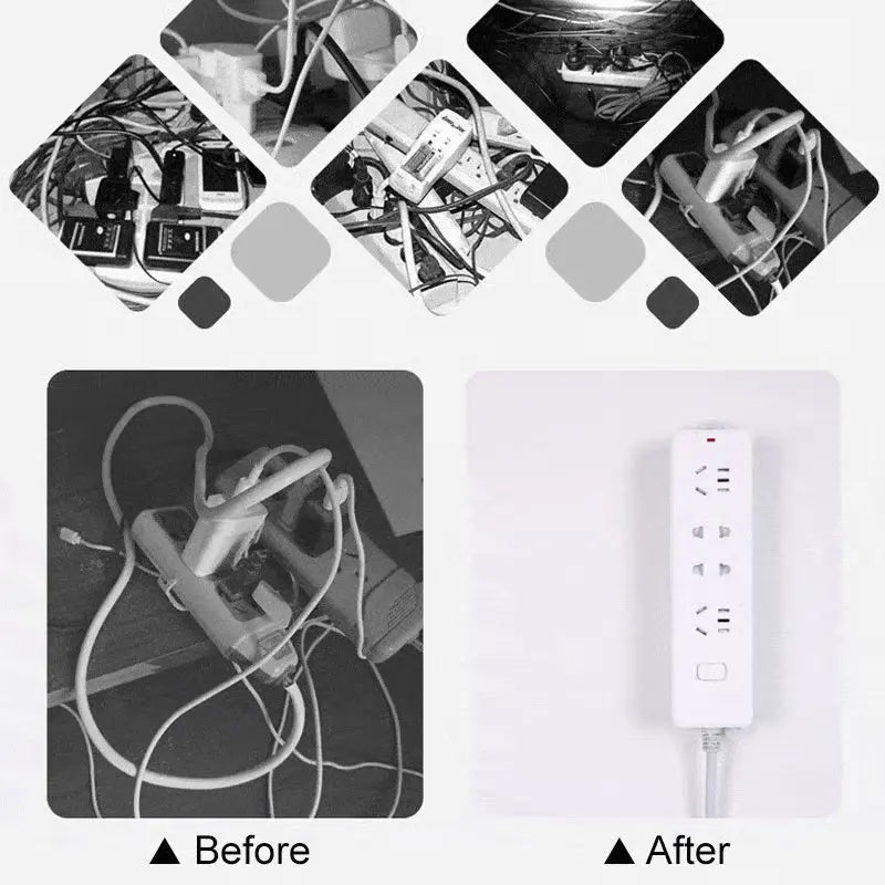 Adhesive Punch-free Socket Holder - Trends Zone
