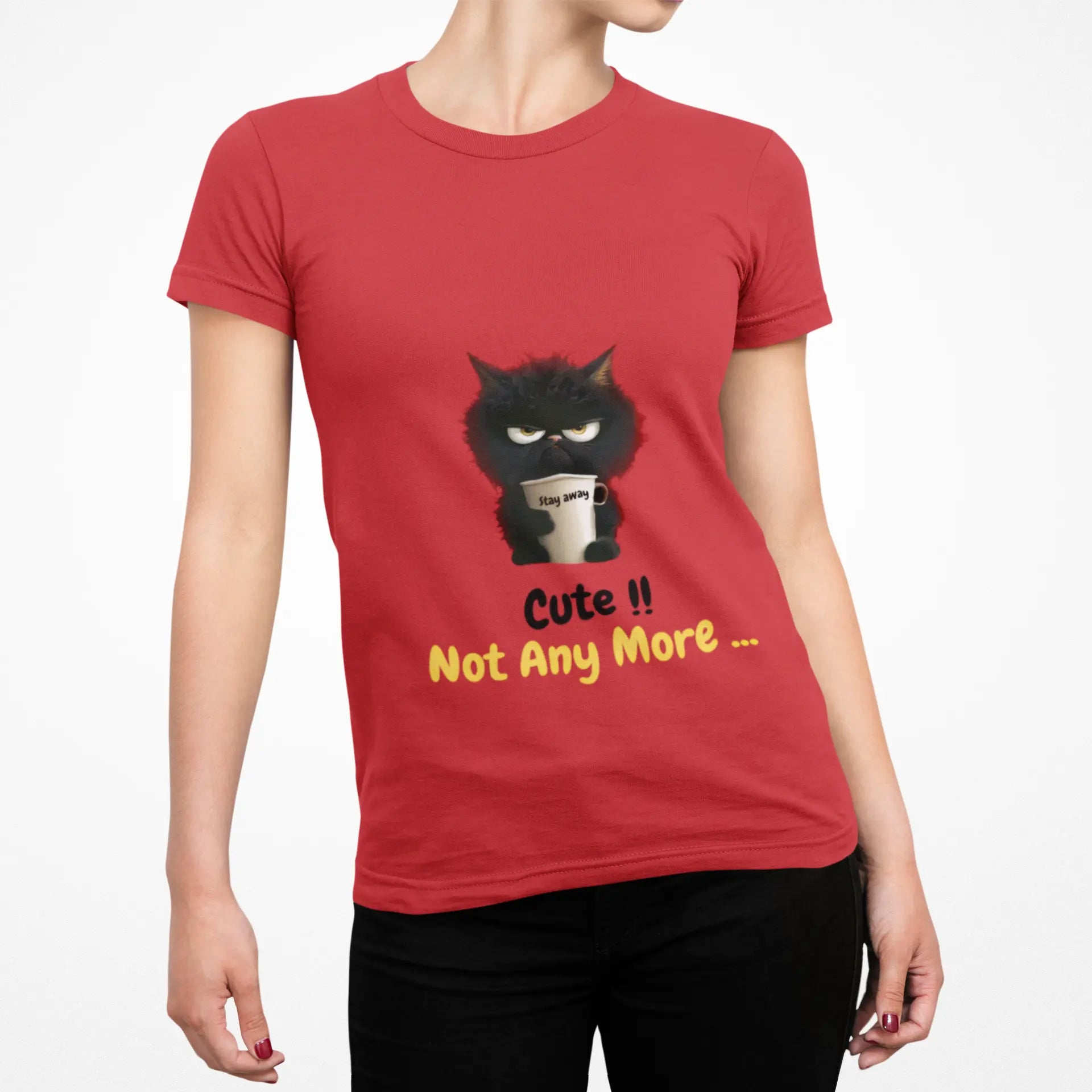 Cute Yet Sassy Cat Unisex Ultra Cotton Tee - Perfect for Cat Lovers - Trends Zone