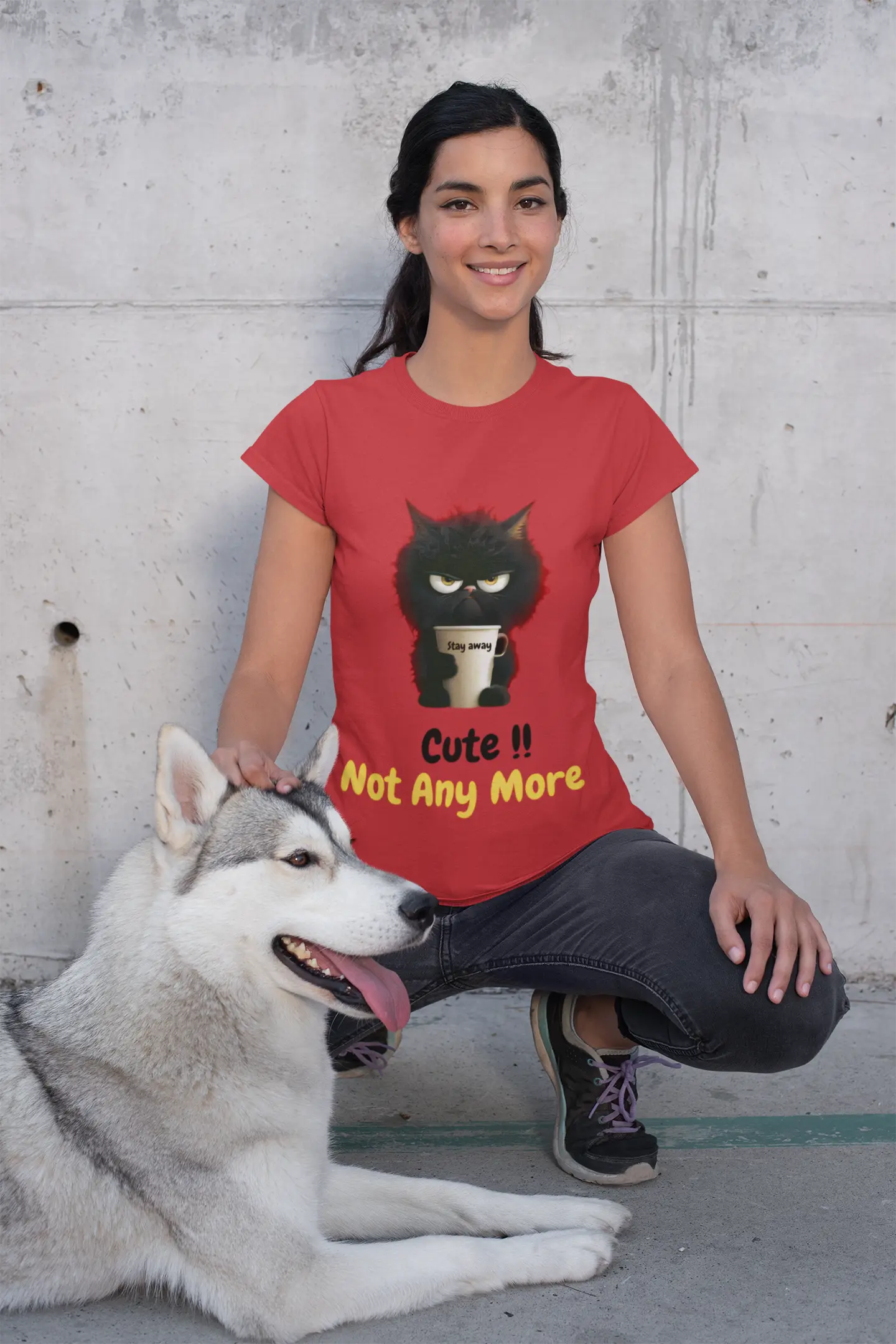 Cute Yet Sassy Cat Unisex Ultra Cotton Tee - Perfect for Cat Lovers - Trends Zone