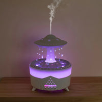 New UFO Raindrop Humidifier Water Drop Air Humidifier USB Aromatherapy Essential Oils Aroma Air Diffuser Household Mist Maker Home Decor - Trends Zone