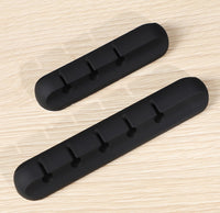 Silicone Cable Organizer Clips for USB & Headphones