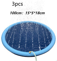 Non-Slip Splash Pad For Kids And Pet Dog Pool Summer Outdoor Water Toys Fun Backyard Fountain Play Mat - Trends Zone