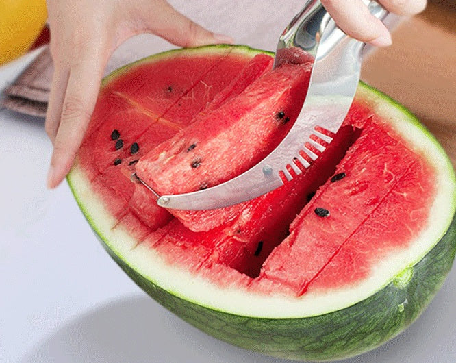 Stainless Steel Cutter For Watermelon Hami Melon Pitaya Pawpaw - Trends Zone