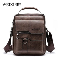 Casual Men Shoulder Bag Vintage Crossbody Bags High Quality Male Bag PU Leather Handbag Capacity Men Messenger Bags Tote Bag