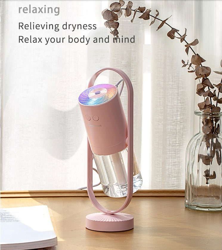 Magic Shadow USB Air Humidifier For Home With Projection Night Lights Ultrasonic Car Mist Maker Mini Office Air Purifier - Trends Zone