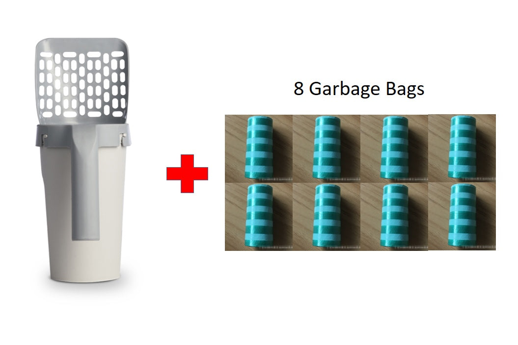 Cat Litter Scoop with Built-In Waste Box – Easy Clean-Up Tool - Trends Zone