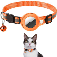 Reflective Collar Waterproof Holder Case For Airtag Air Tag Airtags Protective Cover Cat Dog Kitten Puppy Nylon Collar - Trends Zone