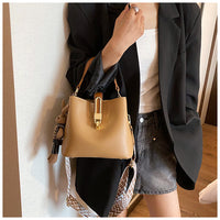 Fashionable Texture Hand-held Bucket Crossbody Bag - Trends Zone