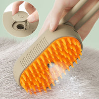 3-in-1 Steam Pet Brush | Groom, Massage & De-Shed with Ease - Trends Zone