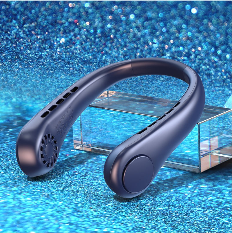 Mini Bladeless Neck Fan | Hands-Free, Rechargeable Air Cooler for Summer Sports & Travel - Trends Zone