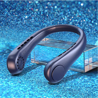 Mini Bladeless Neck Fan | Hands-Free, Rechargeable Air Cooler for Summer Sports & Travel - Trends Zone