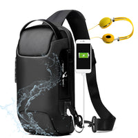 Waterproof Anti-Theft USB Crossbody Bag | Travel & Daily Use - Trends Zone