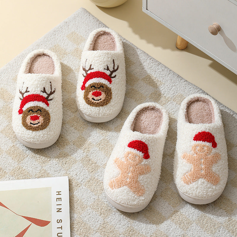 Cozy Christmas Santa Slippers - Cute & Furry for All! - Trends Zone