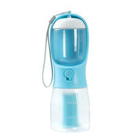 3-in-1 Pet Water Bottle – Food, Water & Waste Bag Dispenser