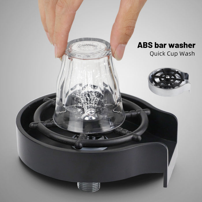 Bar Counter Cup Washer Sink High-pressure Spray Automatic Faucet Coffee Pitcher Wash Cup Tool Kitchen - Trends Zone